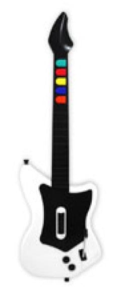 Playstation 2 Guitar Hero White Redoctane Guitar