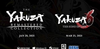 Yakuza 6 and Remastered Collection