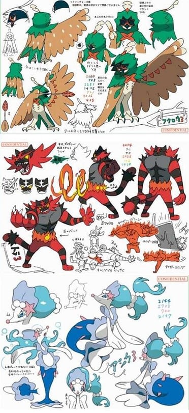 Ice Cream Uploads on X: Here are the leaked starter evolution