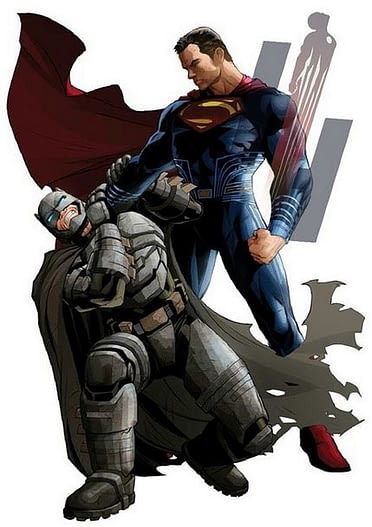 batman vs superman fan art