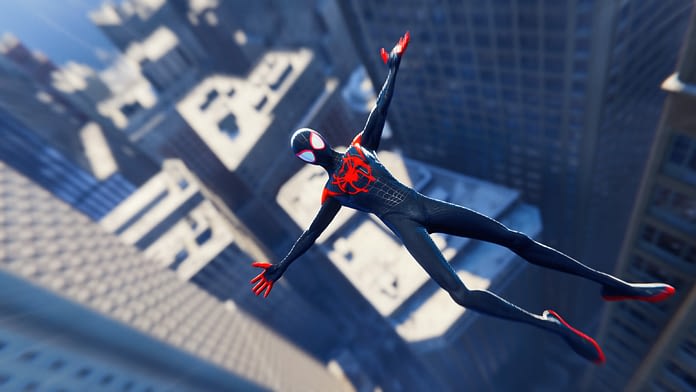 Marvel's Spider-Man: Miles Morales features the suit from Into the Spider-Verse
