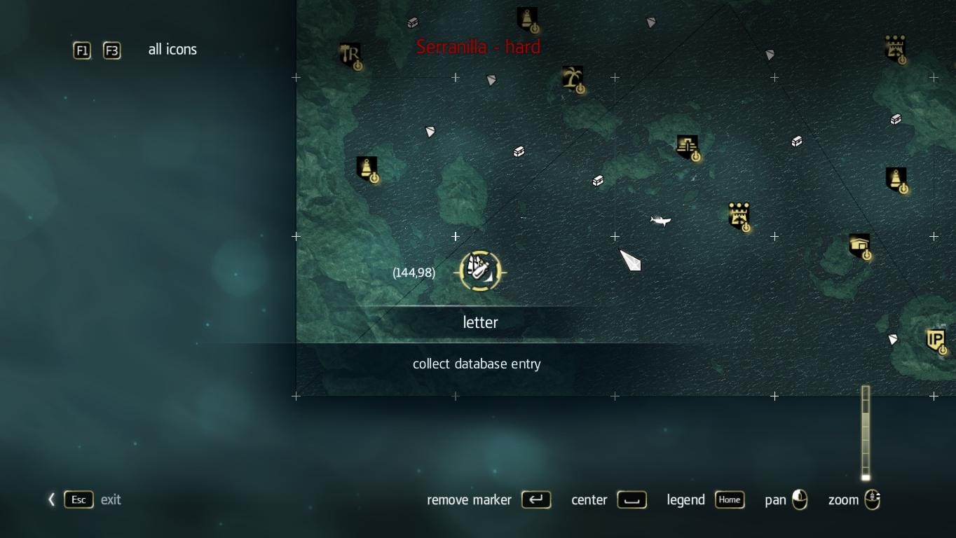 assassins creed black flag treasure map locations