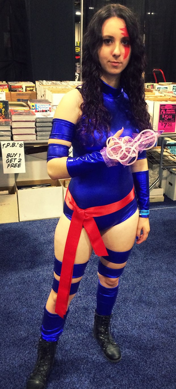 Bostin Comic-Con cosplay - Psylocke