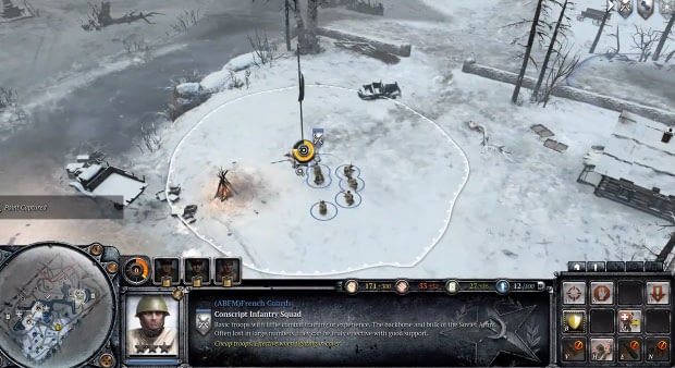 company of heroes attack ground hotkey