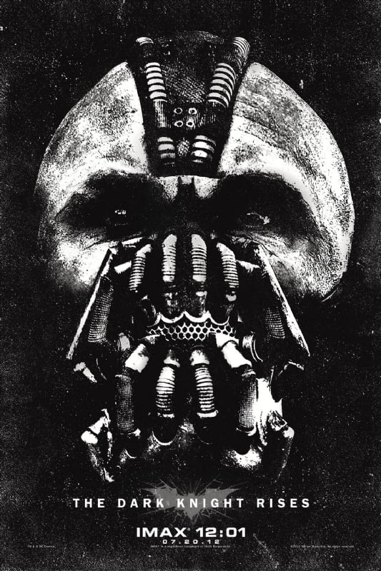 Bane IMAX poster for the dark knight rises