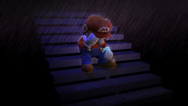 Mario depressed