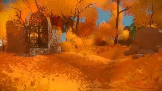 The Witness - Shady Trees puzzle