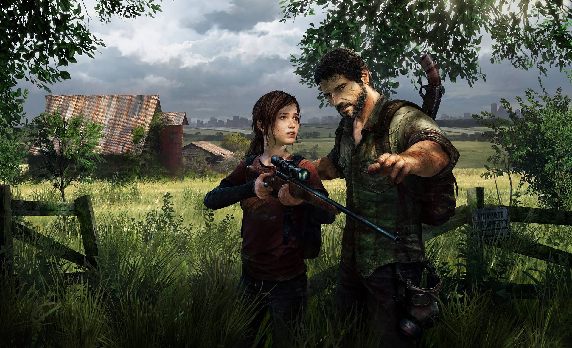 Joel and Ellie in The Last of Us