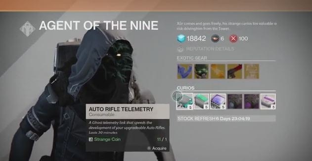 Destiny Strange Coin Vendor, Xûr, will sell you exotic gear and weapons | GameZone