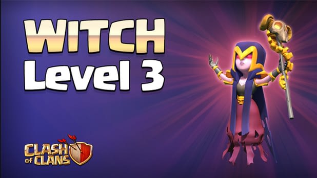 Clash of Clans level 3 witch
