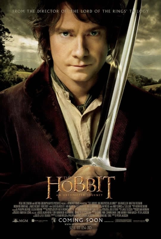 the hobbit: an unexpected journey poster bilbo baggins