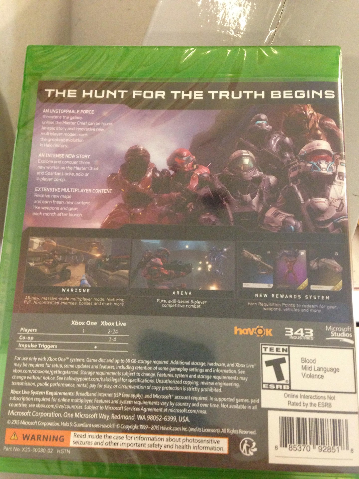 Halo 5: Guardians box art leak confirms giant download size | GameZone