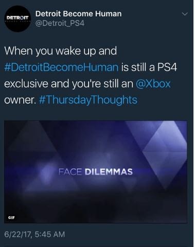 detroit become human xbox one release date