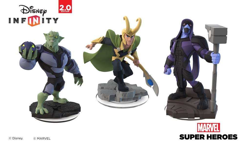 disney infinity: marvel super heroes (2.0 edition) loki, ronan, green goblin