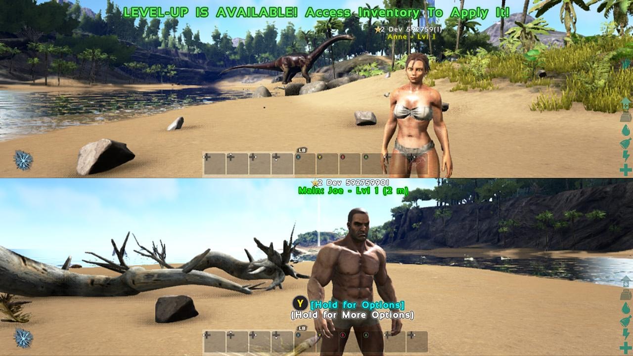 Ark Survival Evolved Update Adds Split Screen Multi Player Gamezone