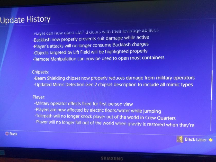 Day-One Prey Patch 1.01 For PS4 Fixes Many Issues, Let's See What's Changed