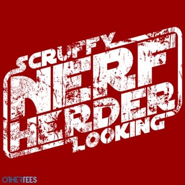 othertees.com scruffy looking nerf herder shirt