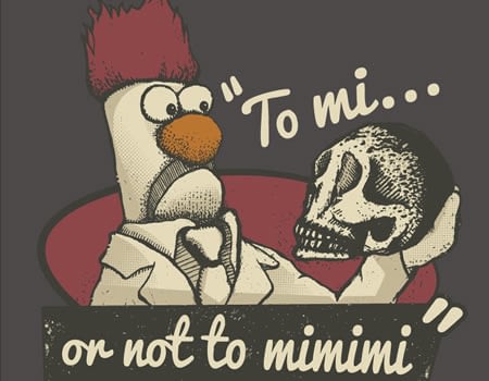 to mi or not to mimimi shirt, the muppets qwertee.com