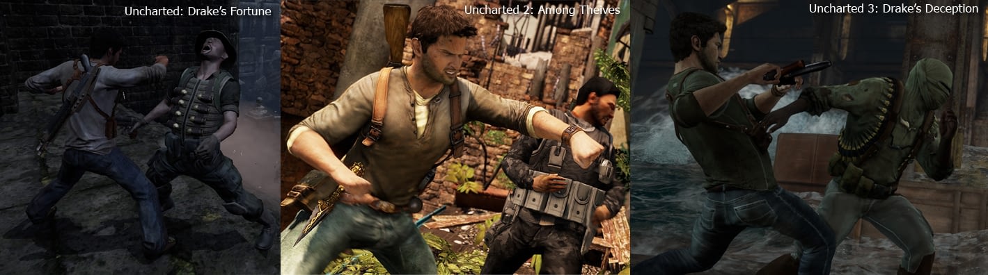Uncharted, Difference between Uncharted 3's and Uncharted 4's