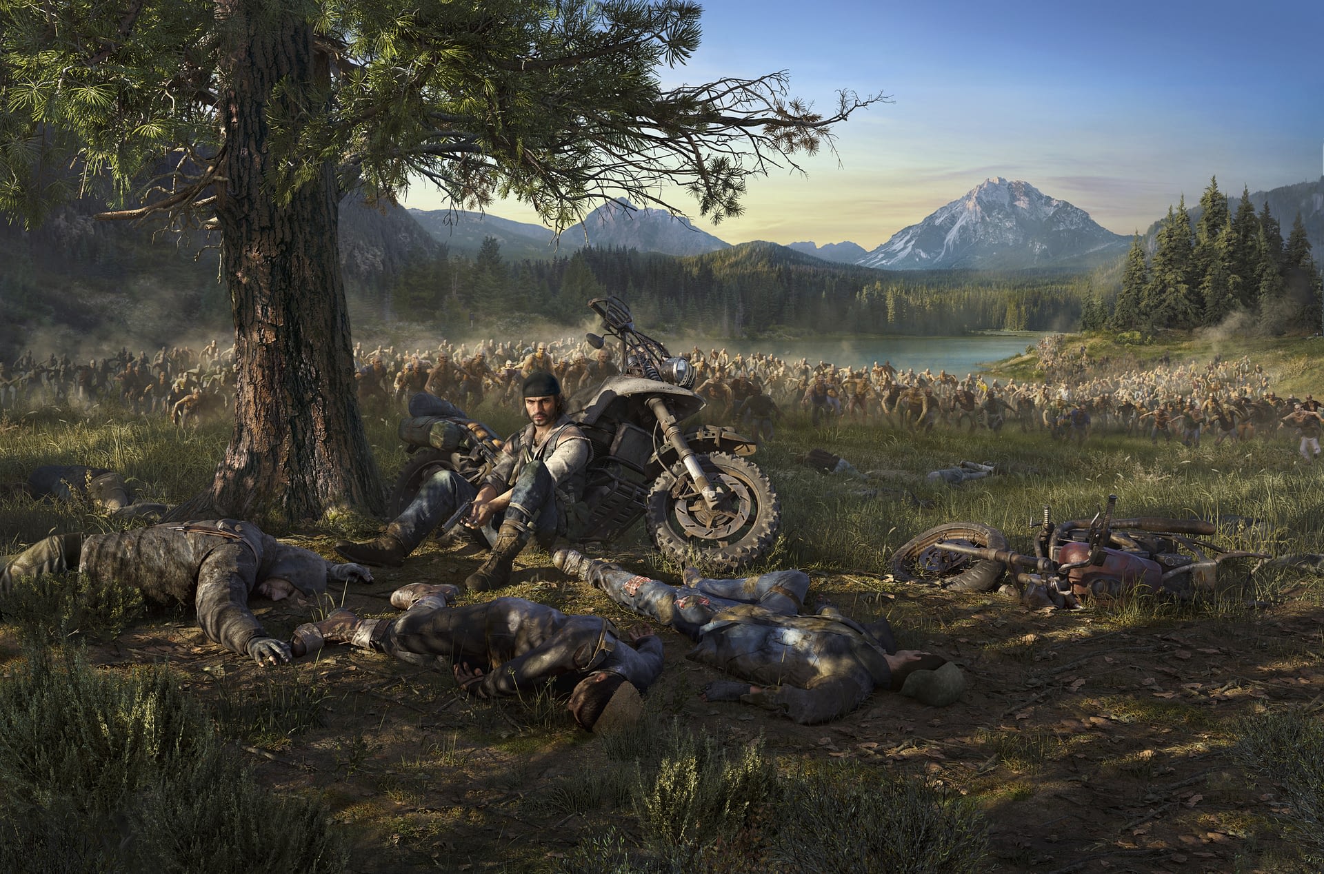 Days Gone Sony PS4 Playstation 4 Outlaw Biker Zombie Apocalypse